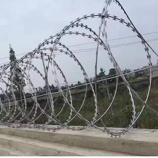 Grid Stations Heavy Guage Security Fencing 0300-702-8033/ Razor wire 2
