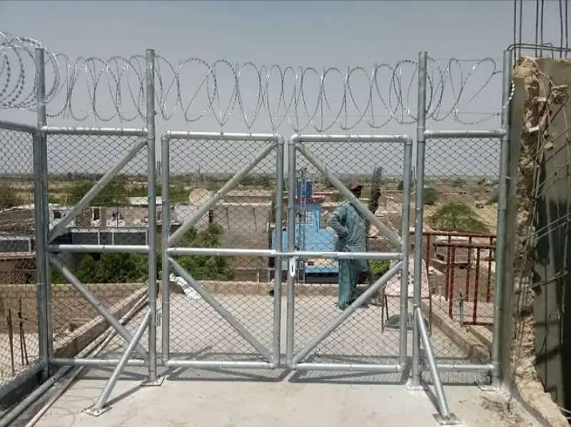 Grid Stations Heavy Guage Security Fencing 0300-702-8033/ Razor wire 10