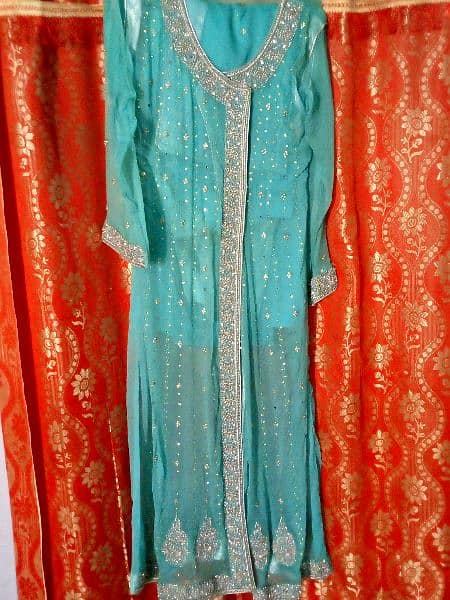 one tym used angrakha style engagement dress for sell 0