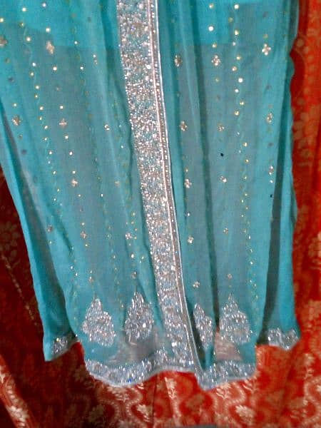 one tym used angrakha style engagement dress for sell 6