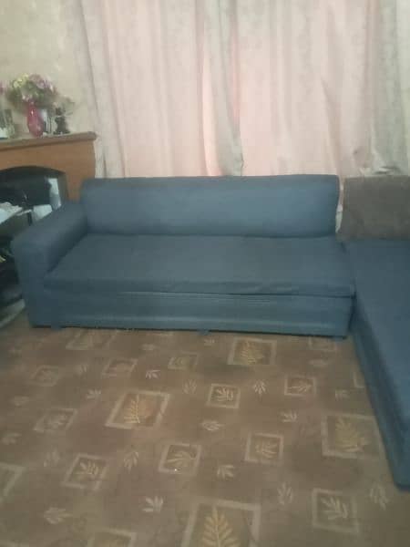 L shape 5seater in good condition 1