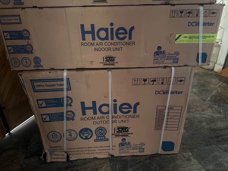 Haier 1.5Ton silver DC Inverter Ac for sale 2