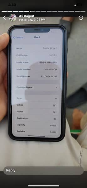 iphone 11pro max non pta 0