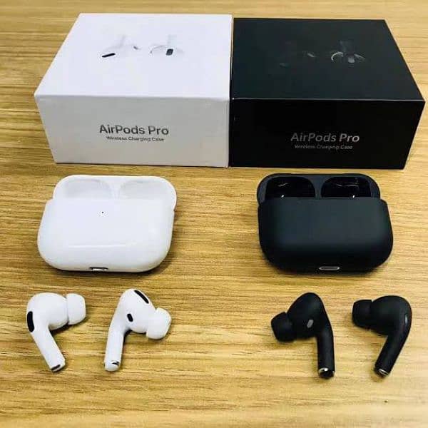 Airpods Pro 2nd generation Black & White Colour Available 2