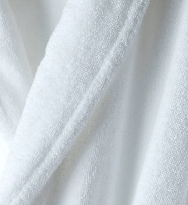 Bathrobe for Men and Women, Made of 100% Cotton Size XL White 1
