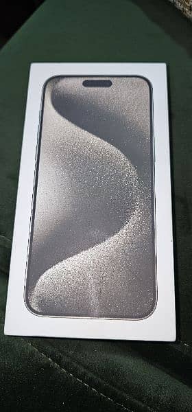 Iphone 15 Pro Max 512gb Non PTA aproved  Natural titanium seal pack 1