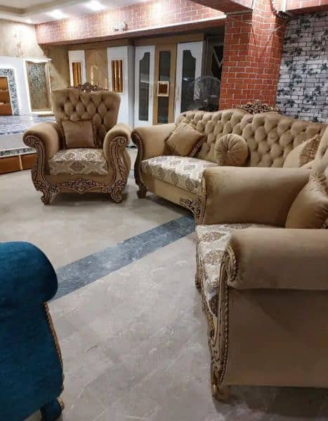 Sofa set/New desion sofa/New Sofa/Golden Sofa 1