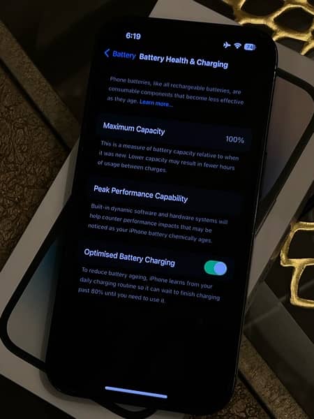Apple iphone 14 pro jv 100% battery health 5