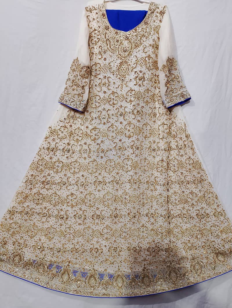 Bridal Walima Dress | Walima Mxi | Royal Blue Reception Dress 1