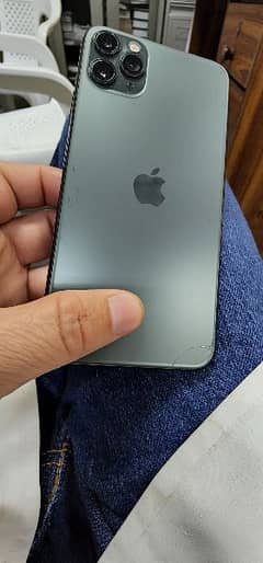 Iphone 11 pro max jv water pack selaed non pta sim work 4 month