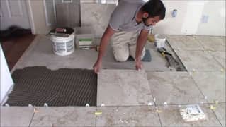 Tile fixer working professional Dubai experienced workers