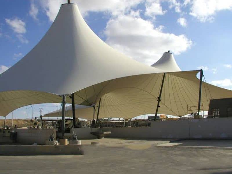 New tensile car park - Tensile Roofing Structure - Canopy shed 1