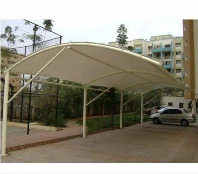 New tensile car park - Tensile Roofing Structure - Canopy shed 6