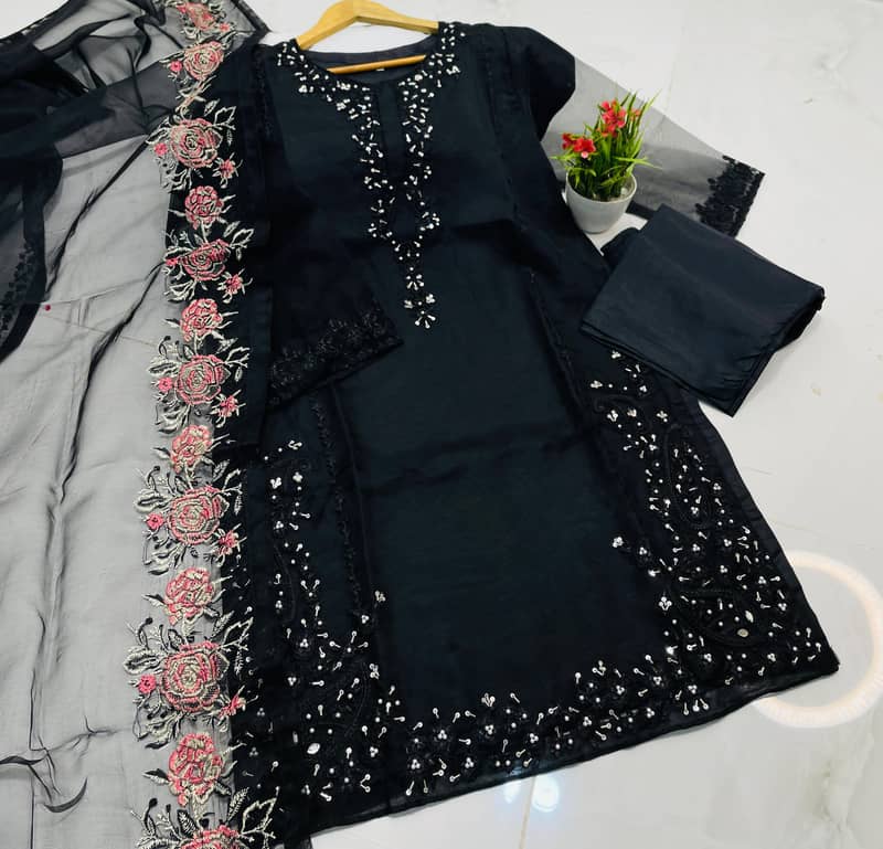 2pc  embroidered suit summer collection 9