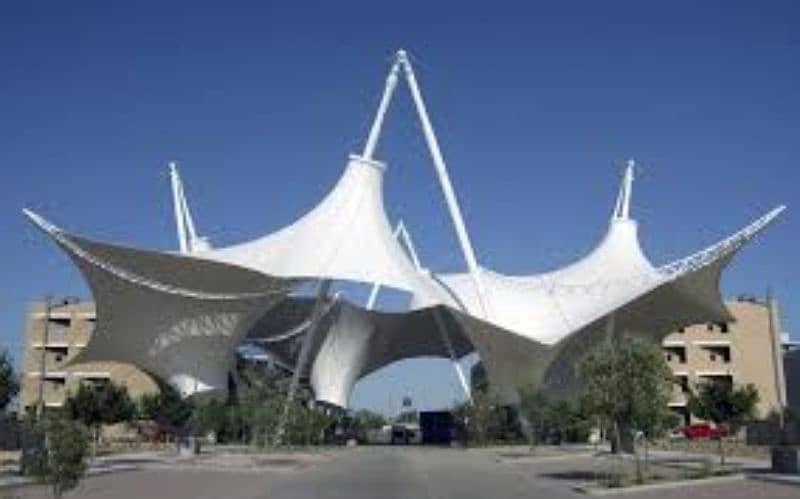 Tensile Fabric Structure - Tensile Roofing Structure - Waterproof Shed 2