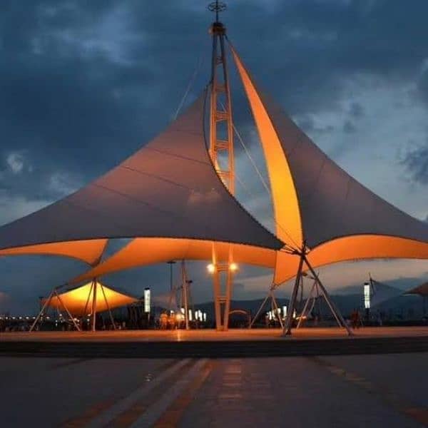 Tensile Fabric Structure - Tensile Roofing Structure - Waterproof Shed 5