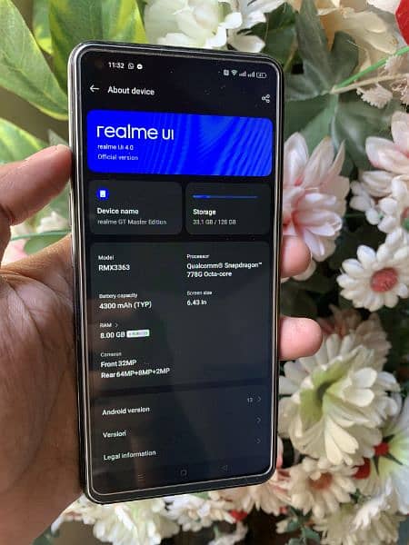 Realme GT Master Edition 5G 16Gb/128Gb Pta Approved 8