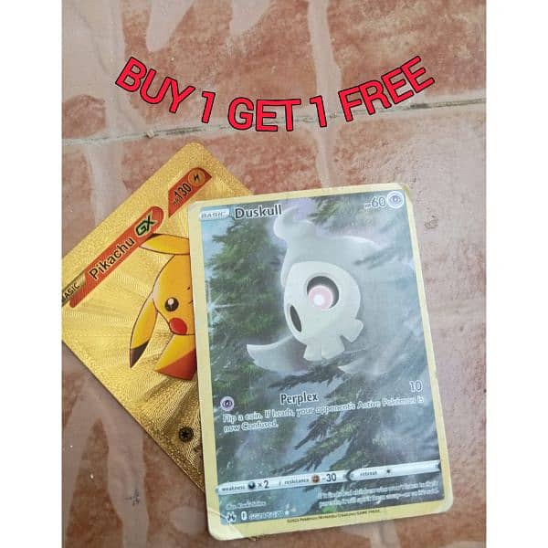 pokemon card Pikachu GX buy 1 get 1 free 4