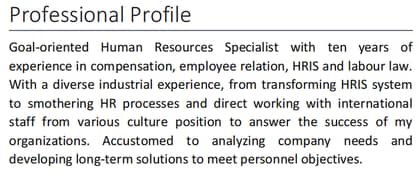 HR consultancy