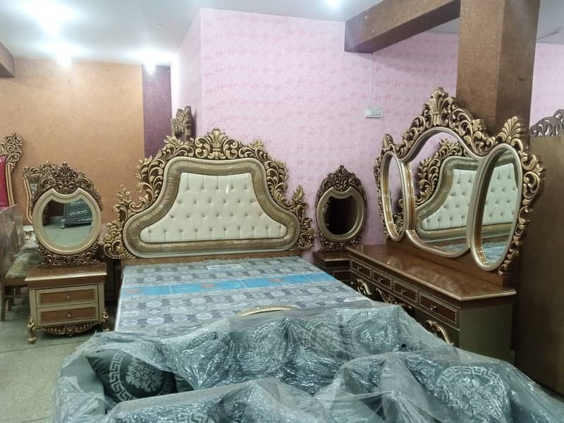 bed set, double bed, king size bed, bedroom furniture, bedroom set 18