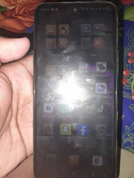 infinix hot 12 for sale 10/10 condition green color 6/128 with box 6