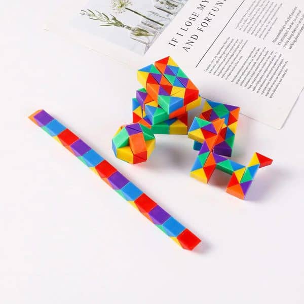 2 Pcs Set Hot Selling Colorful Magic Cube Magic Ruler 1