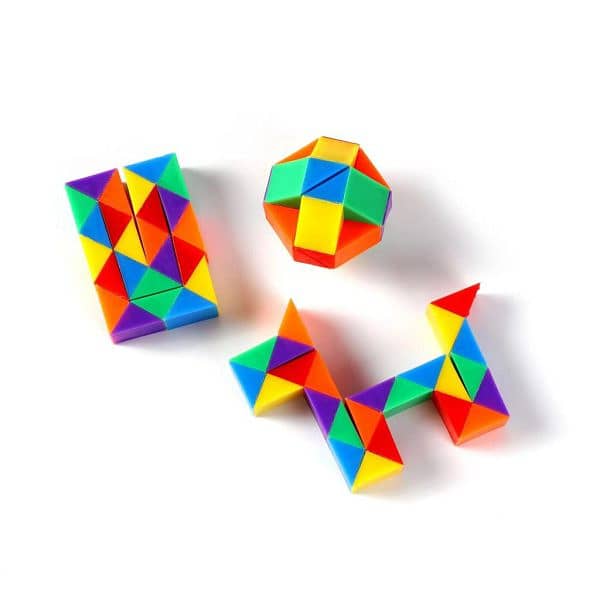 2 Pcs Set Hot Selling Colorful Magic Cube Magic Ruler 2