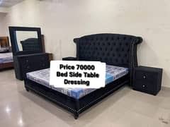 bed set, double bed, king size bed set, bedroom furniture, bridal set
