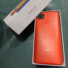Redmi9c 3/64 with cable charger and box