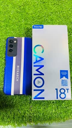 Tecno Camon 18 T 4 128 with box charger cable