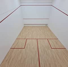 squash court padel Court badminton court artificial grass maple wooden