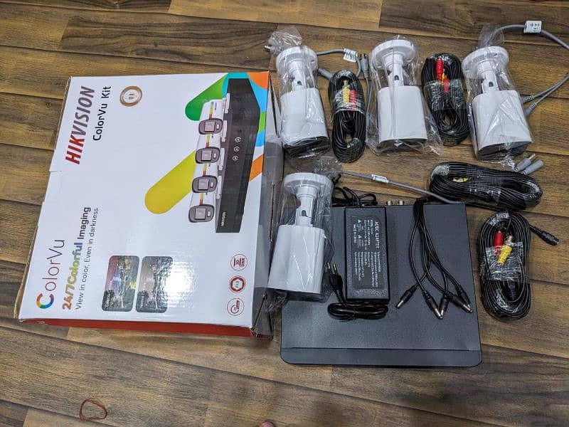 5MP HikVision ColorVu kit Complet setup 1