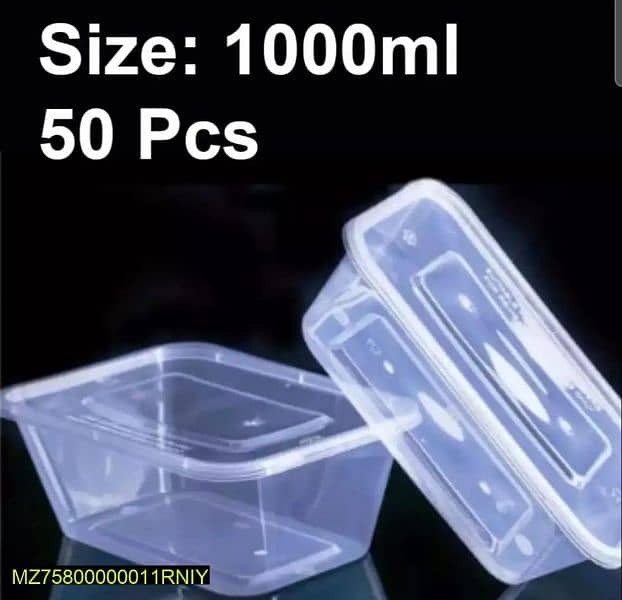 Microwave disposable food storage boxes 1