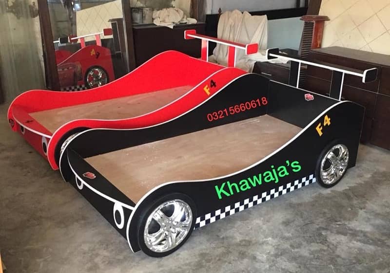 Kids Car Bed ( khawaja’s interior Fix price workshop 4