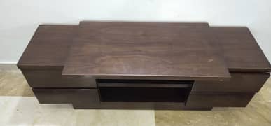 Imported Wooden TV Console with 4 Drawers - High Quality Pure Wood! 0