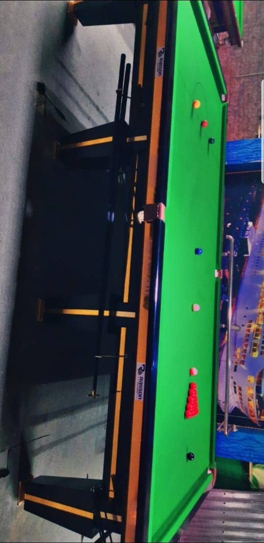 Snooker Table / Pool Table / golden snooker table 8
