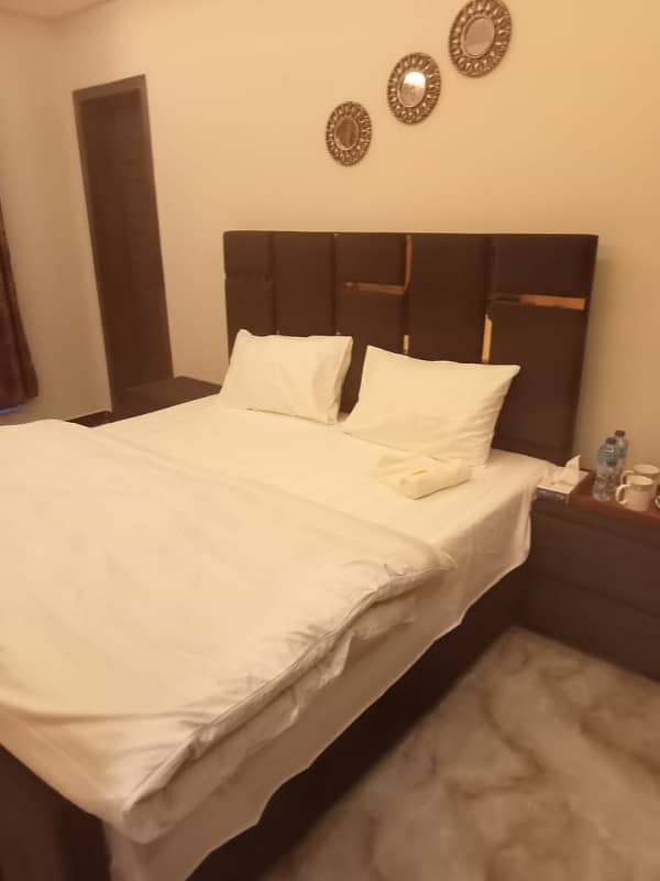 Fully Furnished 2 Bed Appartment Available For Rent Behria Town Phase 8 9