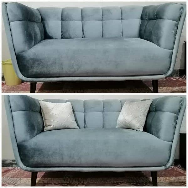 Sofa Set "7 Seater +2 Ottoman 0