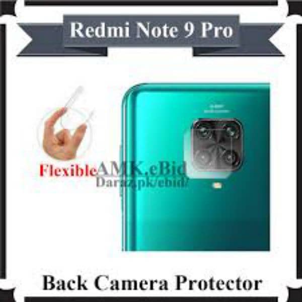 Xiaomi Redmi note 9 pro 4 pieces lense protector 2