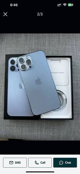 iphone 13 pro max Pta approved siera blue 0