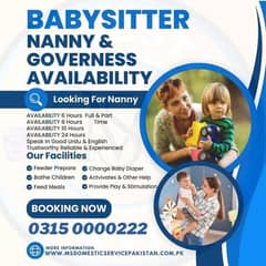 Babysitter Available, House Maids, Governess, Helpers, Nanny Required 0