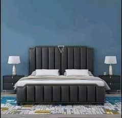 king size bed plus side tables