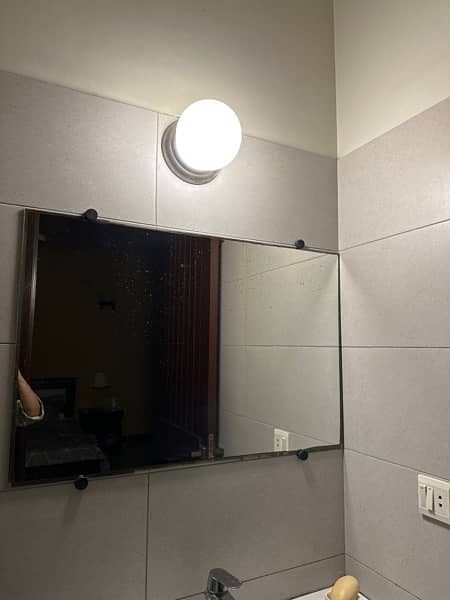 3 wall bathroom mirrors 1 small mirror complementary 0