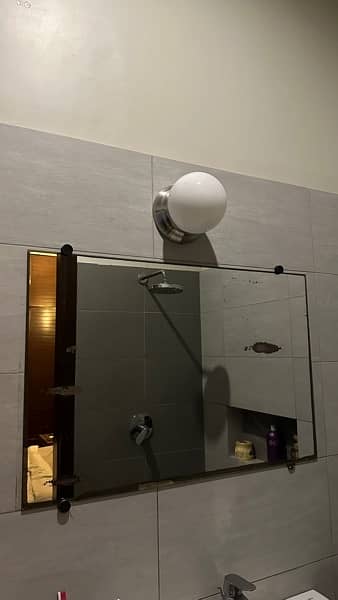 3 wall bathroom mirrors 1 small mirror complementary 2