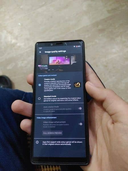 Sony Xperia 1  6/64. small crack on front and back 4