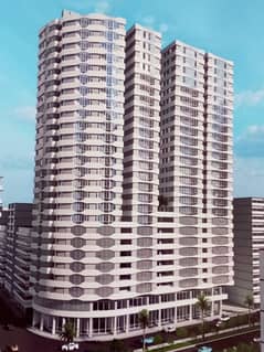 GW Tower Ultra Modern Elevation Brand New 4 Bedroom Apartment Available For Sale At Clifton Block 1