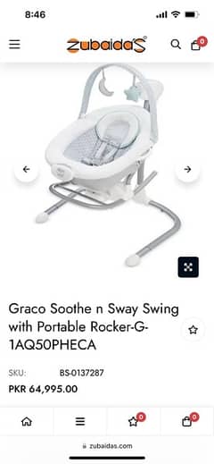 graco automatic swing and rocker
