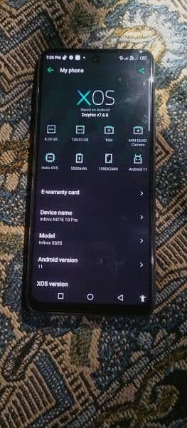 infnix Note 10 pro 8/128 with original charger and dabba available hai 3