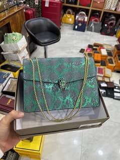 Snake Printed Bag with Box