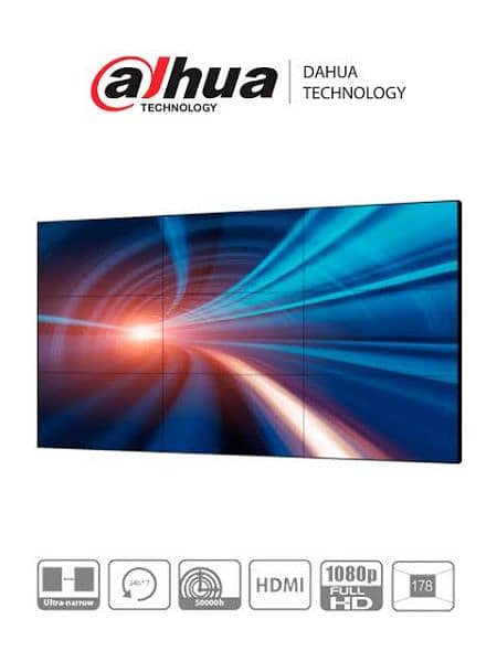 Dahua Video Wall Panel 55 inch 3.5mm bezel to bezel new ready stock 3